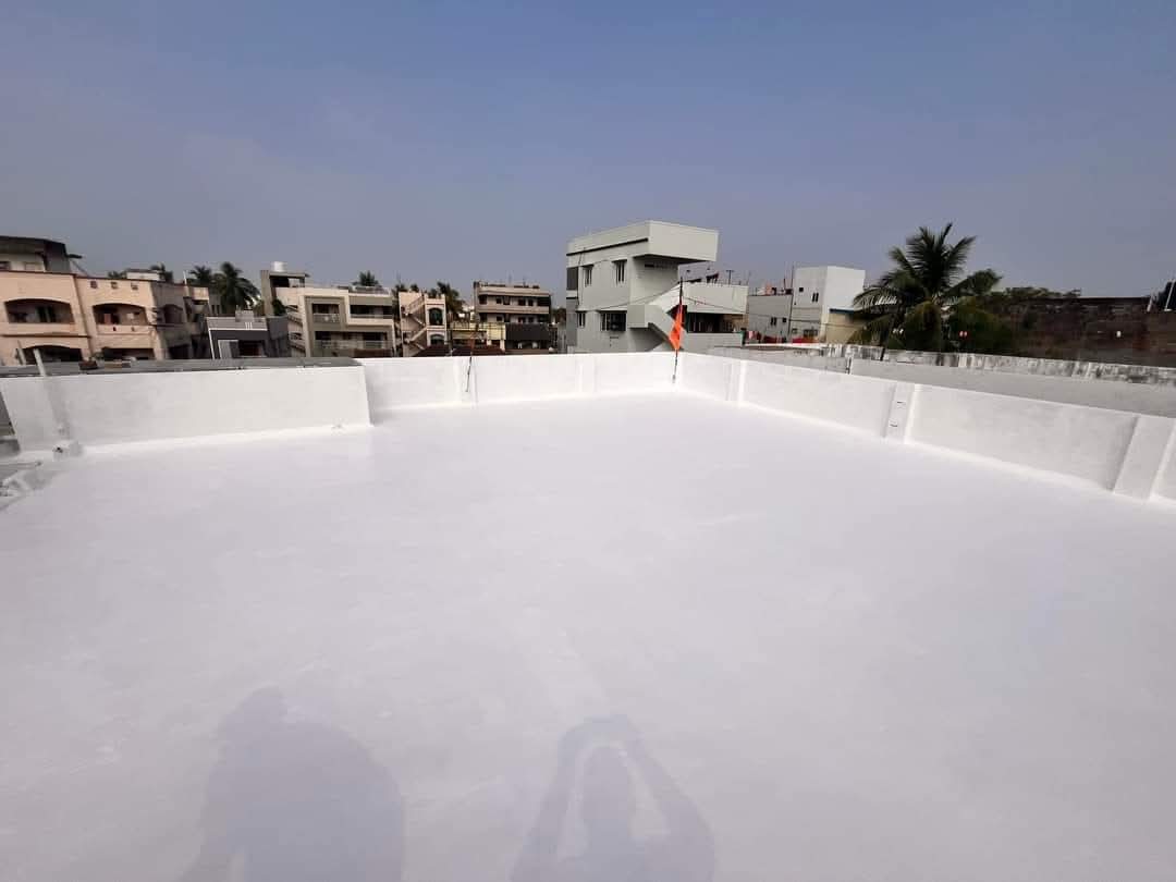 Completed Industrial Roof Coating